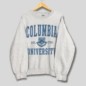 Vintage Columbia University Logo Sweatshirt, EST 1754 Columbia University Shirt